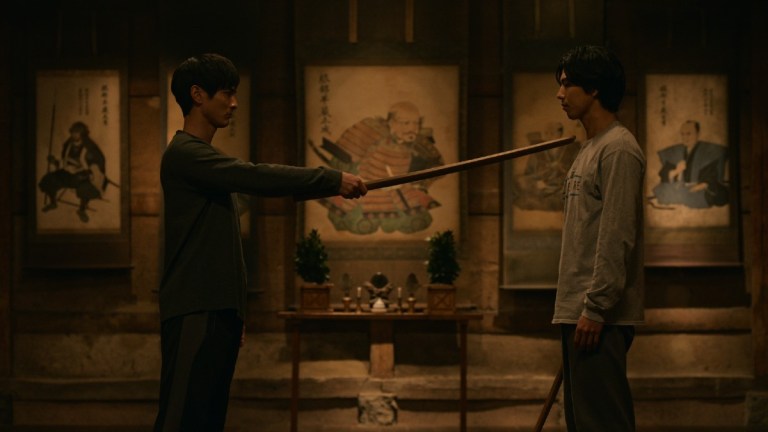 Sword play in Netflix's House of Ninjas