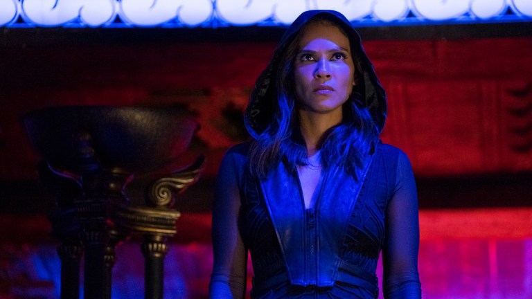 Lesley-Ann Brandt as Mazikeen in season 4 of Lucifer