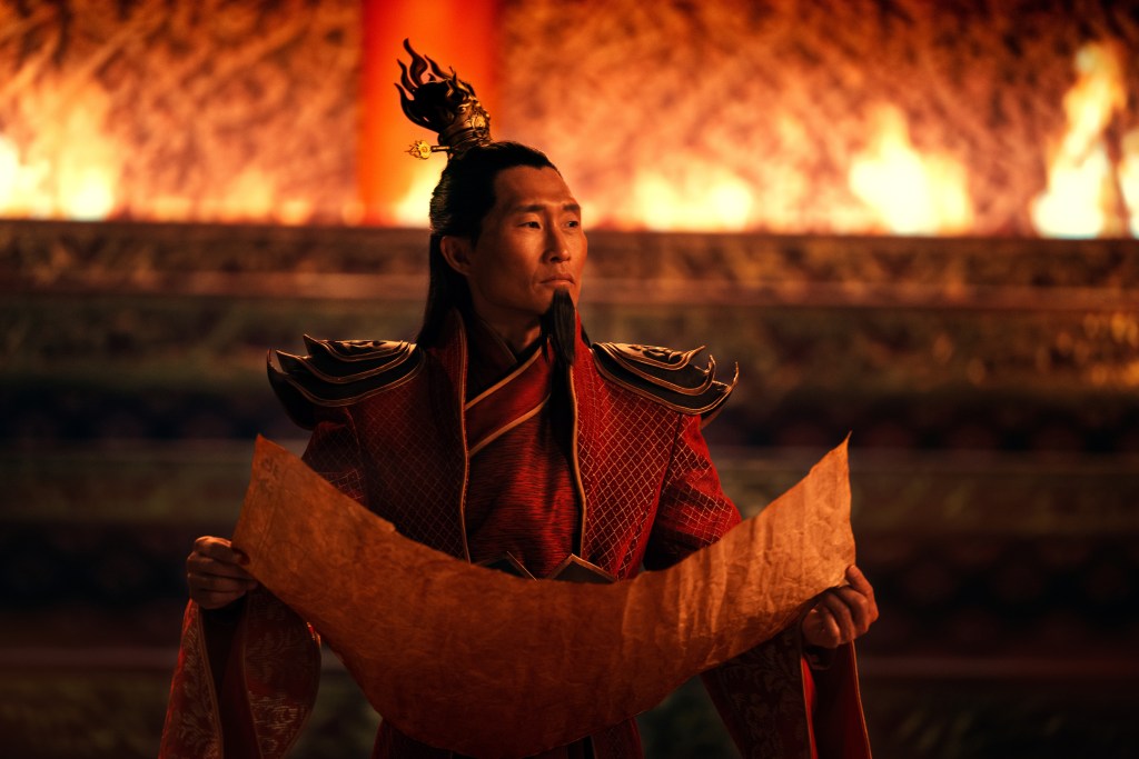 Avatar, el último maestro del aire.  Daniel Dae Kim como Ozai en la temporada 1 de Avatar: The Last Airbender.  Cr.  Robert Falconer/Netflix © 2023