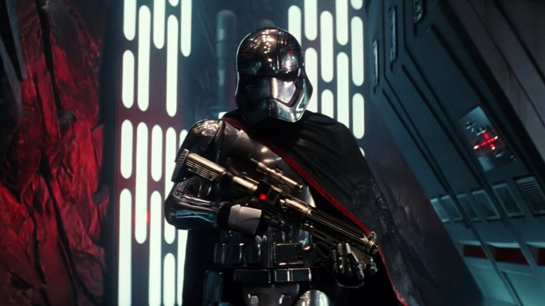 Gwendoline Christie as Captain Phasma in Star Wars: The Force Awakens