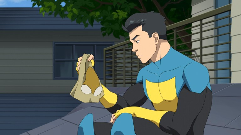 Mark Grayson (Steven Yeun) in Invincible season 2