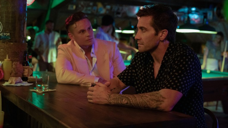 BILLY MAGNUSSEN and JAKE GYLLENHAAL star in ROADHOUSE Photo: LAURA RADFORD © AMAZON CONTENT SERVICES LLC