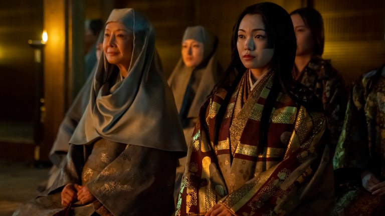 “SHOGUN” -- "Ladies of the Willow World" -- Episode 6 (Airs March 26) Pictured (L-R): Ako as Daiyoin/Lady Iyo, Fumi Mikado as Ochiba no Kata. CR: Katie Yu/FX