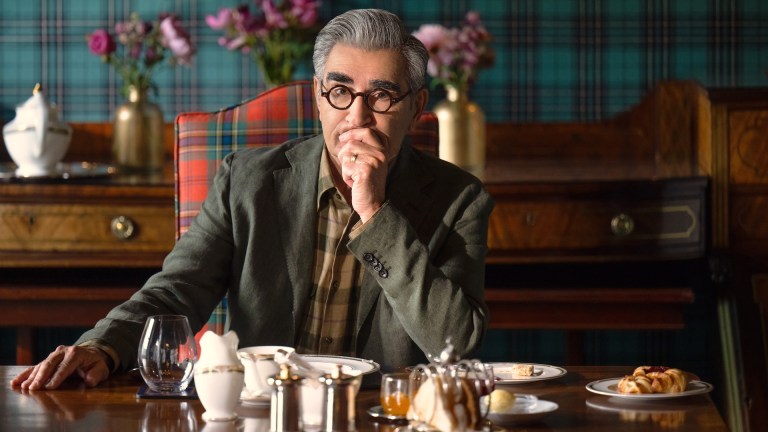 Eugene Levy at the Candacraig mansion in Strathdon, Scotland, in “The Reluctant Traveler With Eugene Levy,” premiering March 8, 2024 on Apple TV+.