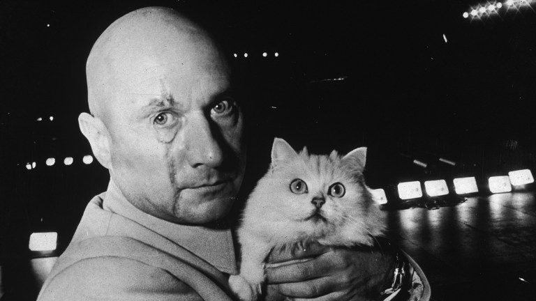 Donald Pleasence as Blofeld in You Only Live Twice