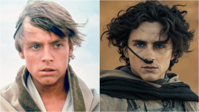 Luke Skywalker in Star Wars and Paul Atreides in Dune