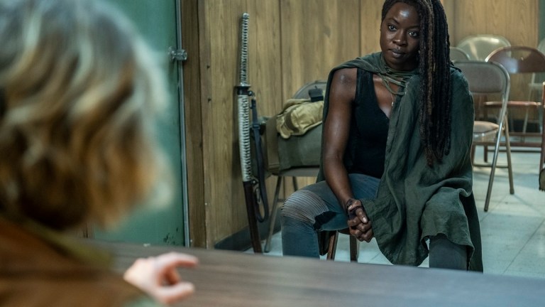 Danai Gurira as Michonne in The Walking Dead: The Ones Who Live episode 2.