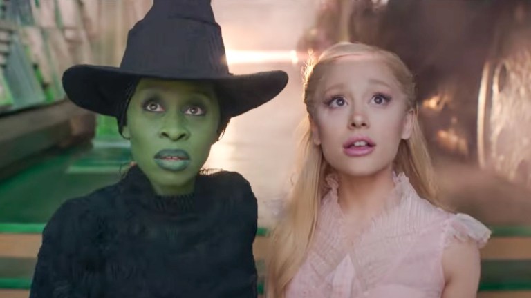 Elphaba and Glinda in Wicked