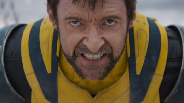 Hugh Jackman as Wolverine/Logan in 20th Century Studios/Marvel Studios' DEADPOOL & WOLVERINE. Photo courtesy of 20th Century Studios/Marvel Studios. © 2024 20th Century Studios / © and ™ 2024 MARVEL.