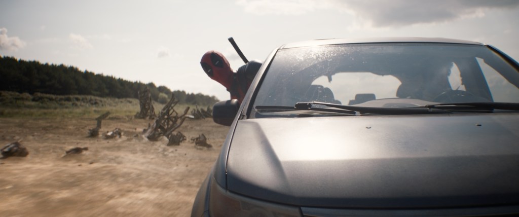 Ryan Reynolds as Deadpool/Wade Wilson in 20th Century Studios/Marvel Studios' DEADPOOL & WOLVERINE. Photo courtesy of 20th Century Studios/Marvel Studios. © 2024 20th Century Studios / © and ™ 2024 MARVEL.