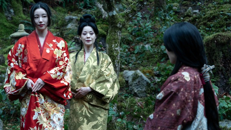 “SHOGUN” -- "Ladies of the Willow World" -- Episode 6 (Airs March 26) Pictured (L-R): Yuka Kouri as Kiku, Yuko Miyamoto as Gin, Anna Sawai as Toda Mariko.