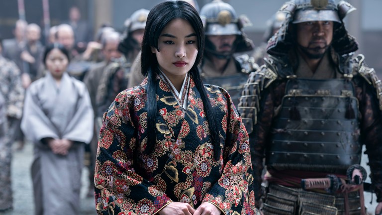 “SHOGUN” -- "Crimson Sky" -- Episode 9 (Airs April 16) Pictured (C): Anna Sawai as Toda Mariko.