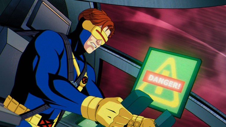 Cyclops (voiced by Ray Chase) in Marvel Animation's X-MEN '97. Photo courtesy of Marvel Animation. © 2024 MARVEL.