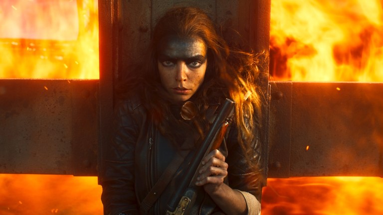 Anya Taylor-Joy as Furiosa by fire