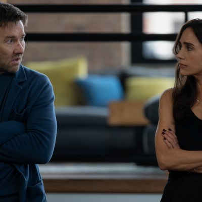 Episode 2. Joel Edgerton and Jennifer Connelly in "Dark Matter," premiering May 8, 2024 on Apple TV+.