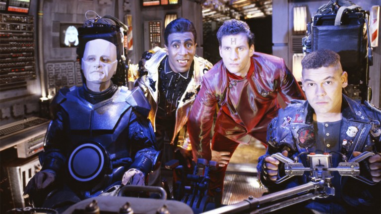 Red Dwarf cast: Robert Llewellyn, Danny John Jules, Chris Barrie, Craig Charles