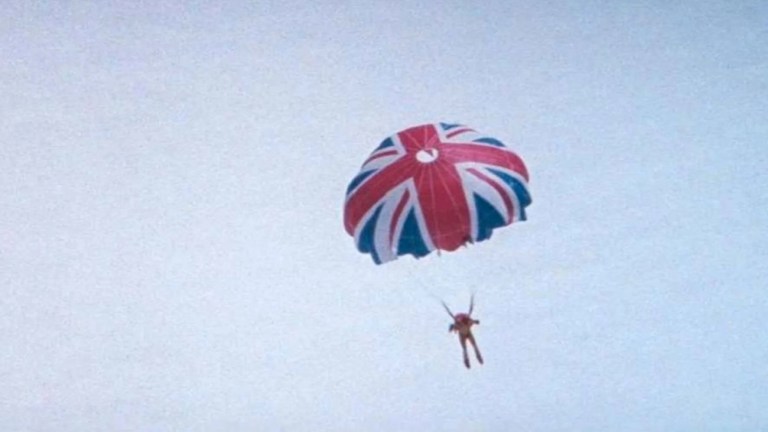 The Spy Who Loved Me parachute jump