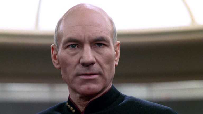 Patrick Stewart as Captain Picard in Star Trek: The Next Generation