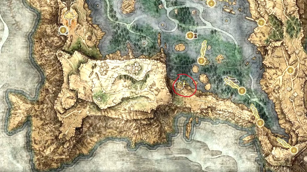 Village of the Albinaurics location Elden Ring