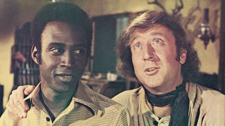 GEne Wilder and Cleavon Little in Blazing Saddles