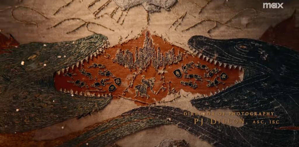 House of the Dragon Season 2 Harrenhal tapestry
