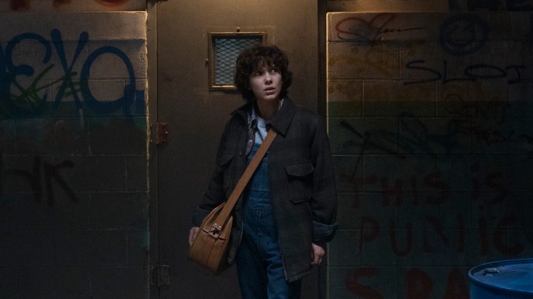 Eleven (Millie Bobby Brown) in Stranger Things season 2.