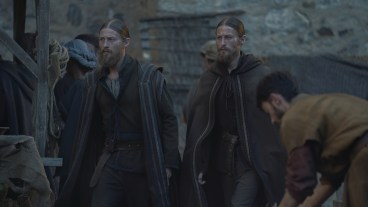 Arryk (Luke Tittensor) and Erryk (Elliott Tittensor) in House of the Dragon