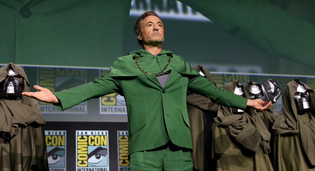 Robert Downey Jr as Doctor Doom at Marvel Panel