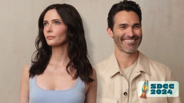 Superman and Lois Actors Tyler Hoechlin and Elizabeth Tulloch at SDCC