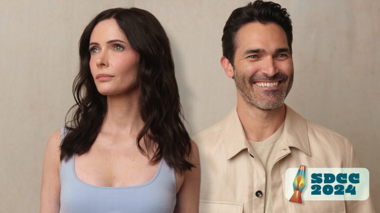 Superman and Lois Actors Tyler Hoechlin and Elizabeth Tulloch at SDCC