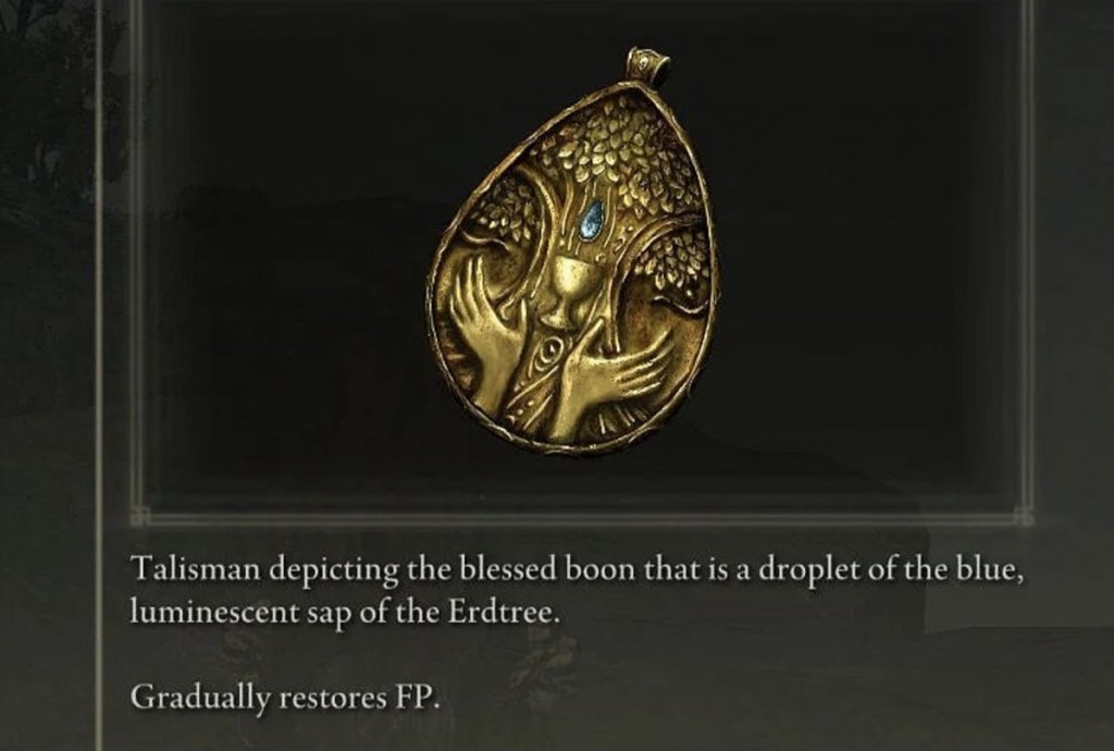 Blessed Blue Dew Talisman