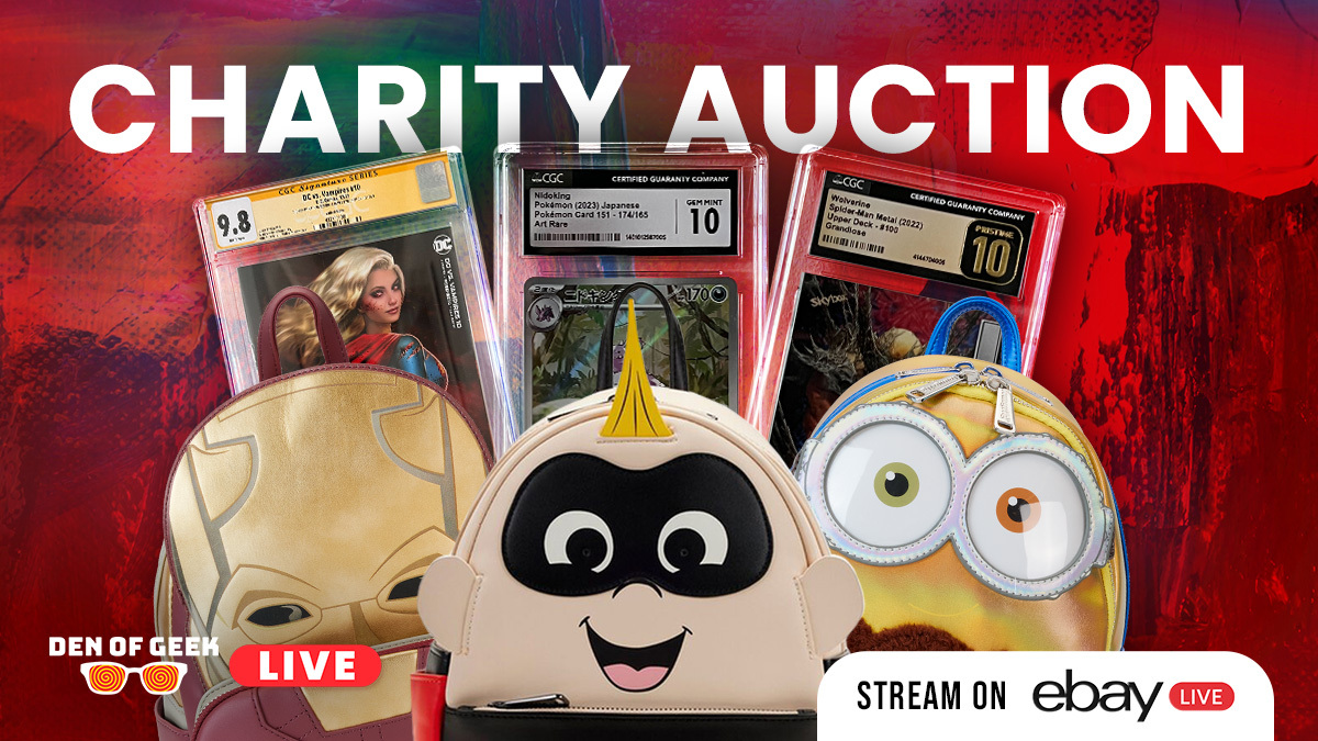 Den of Geek's Biggest Charity Auction Yet on eBay Live: Featuring Funko, CGC, Webtoon Collectibles