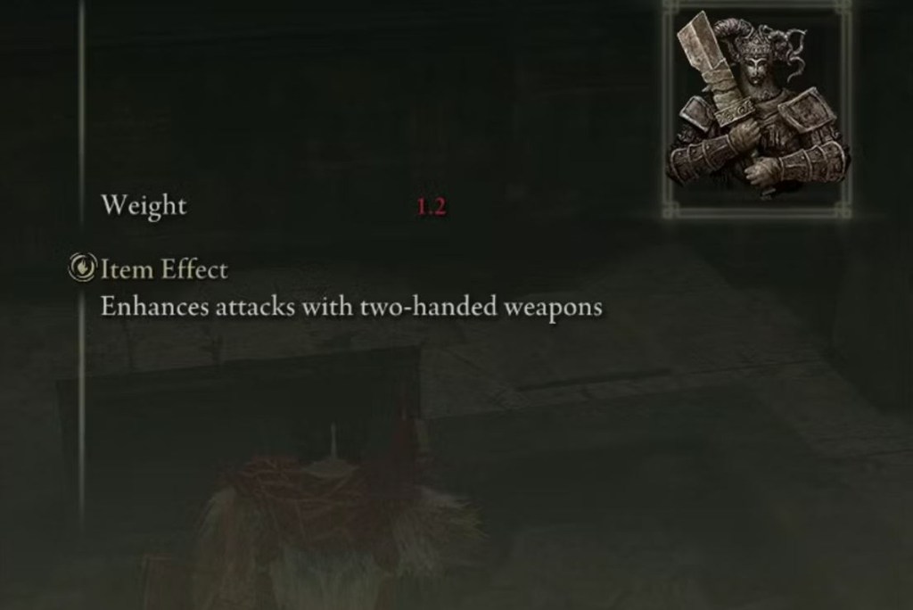 Two-Handed Sword Talisman