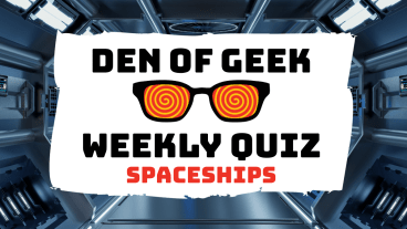 The Den of Geek Weekly Quiz header - movie spaceships
