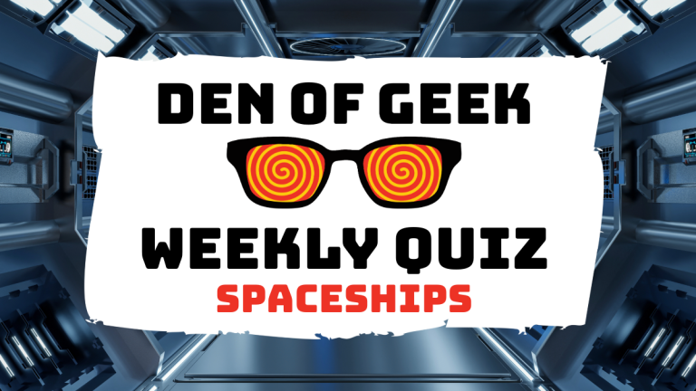 The Den of Geek Weekly Quiz header - movie spaceships