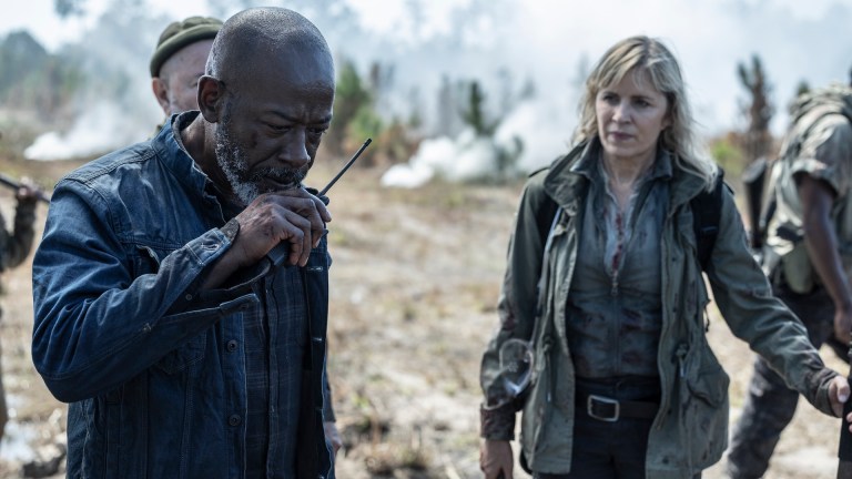Kim Dickens as Madison Clark, Lennie James as Morgan Jones - Fear the Walking Dead _ Season 8, Episode 6