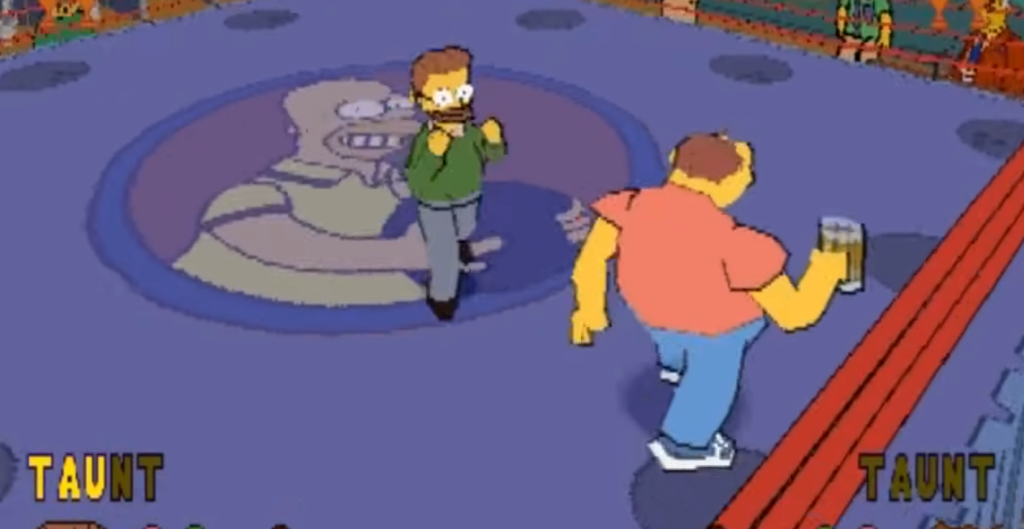Simpsons Wrestling