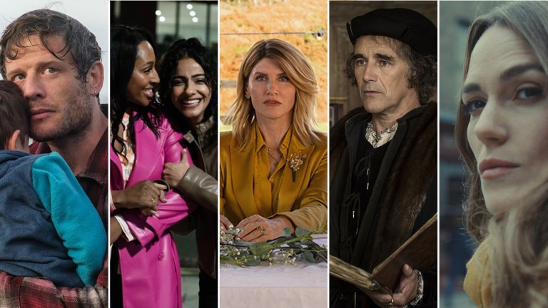 L-R James Norton, Alexandra Burke and Mandip Gill, Sharon Horgan, Mark Rylance and Keira Knightley