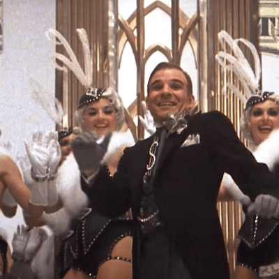 Steve Martin dancing in Pennies from Heaven