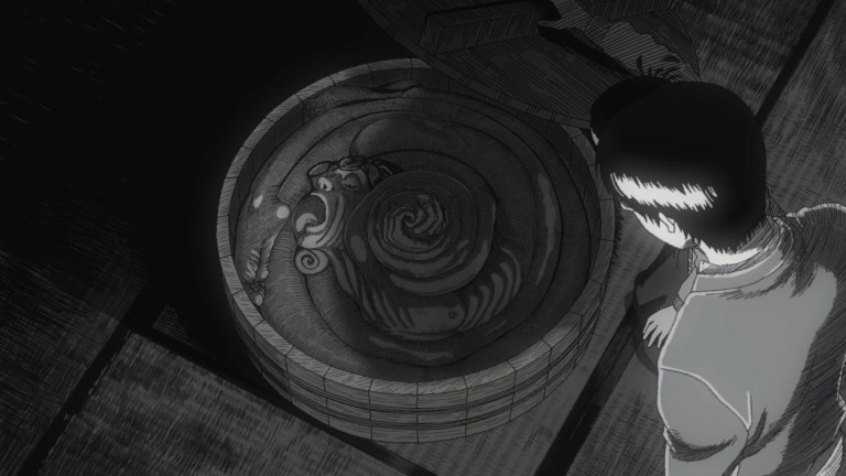 Spiral patterns in Uzumaki