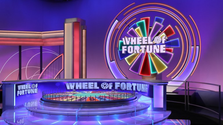 The Wheel of Fortune set.