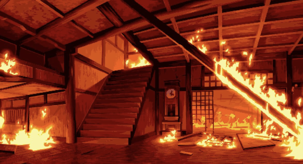 Fire at the Wadamoya (Last Blade 2)