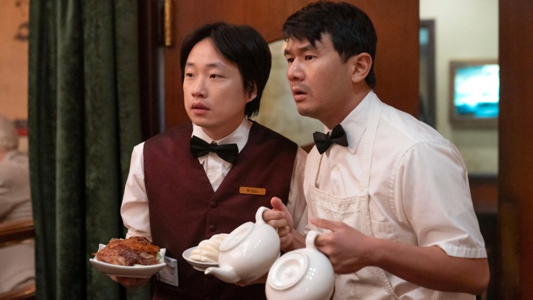 Jimmy O. Yang and Ronnie Chieng in Interior Chinatown