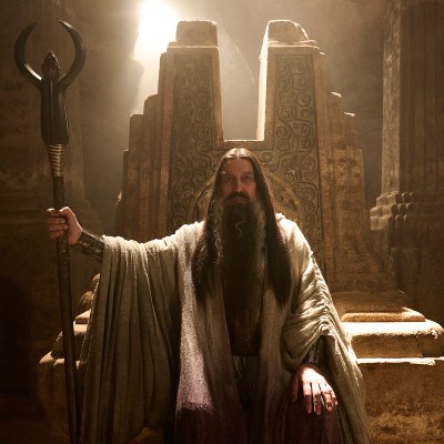 Ciarán Hinds as the "Dark Wizard" in The Rings of Power