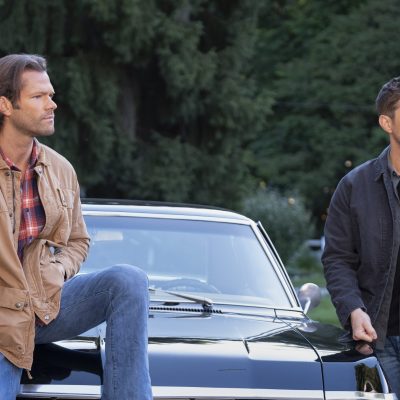 Sam (Jared Padalecki) and Dean (Jensen Ackles) in the Supernatural finale.