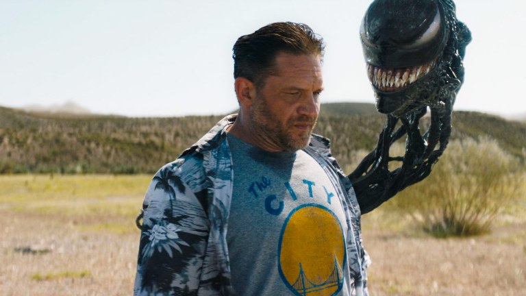 Tom Hardy and Symbiote in Venom The Last Dance