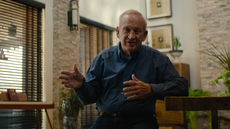 John Ramsey being interviewed in the Netflix docuseries Cold Case: Who Killed JonBenét Ramsey?