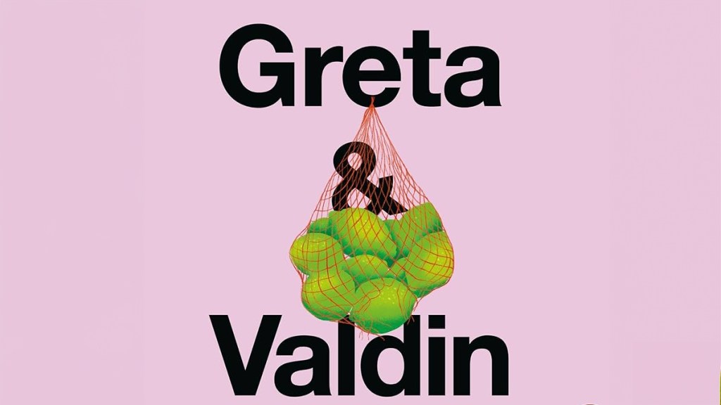 Book cover detail from Greta &amp; Valdin by Rebecca K. Reilly