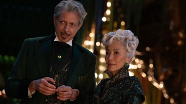 Jeff Goldblum and Michelle Yeoh in Wicked