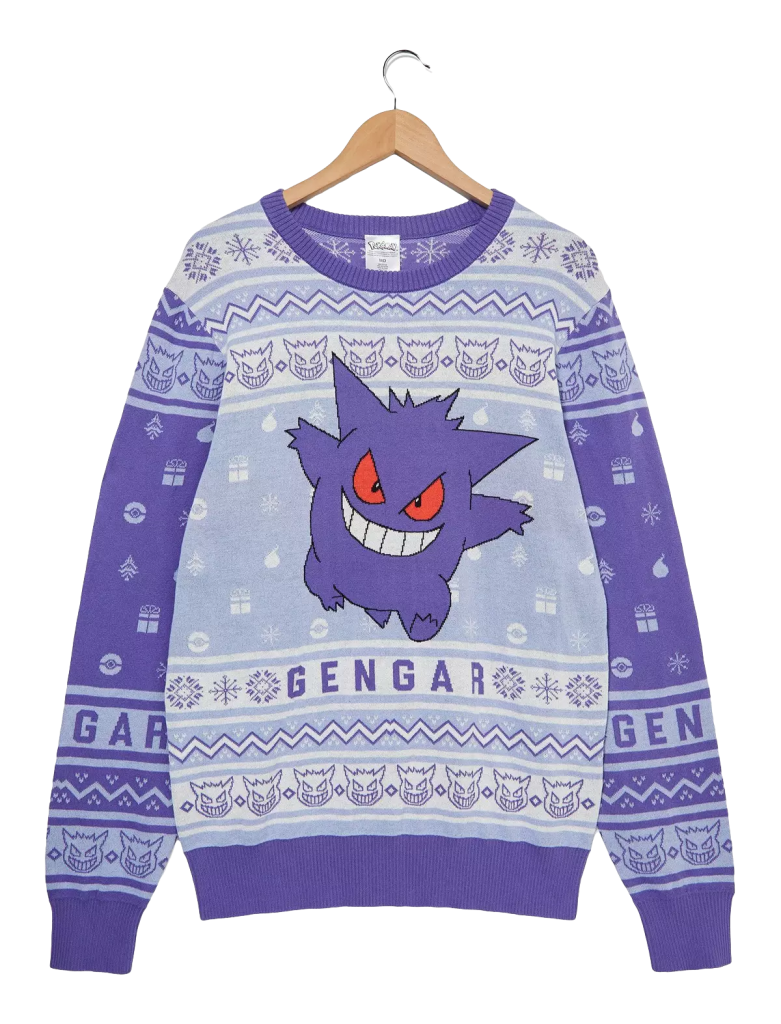 Pokémon Gengar Purple Holiday Sweater (BoxLunch Exclusive)